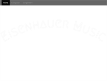 Tablet Screenshot of eisenhauer-music.com